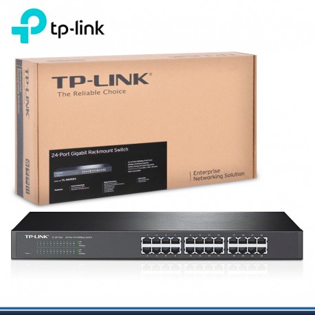 SWITCH 24 PUERTOS 10/100 MBPS PARA RACK 19