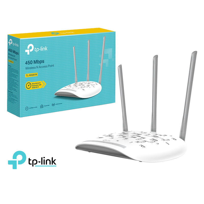 ACCESS POINT 450 MBPS WIRELESS N - 3 ANTENAS TL-WA901N TP-LINK