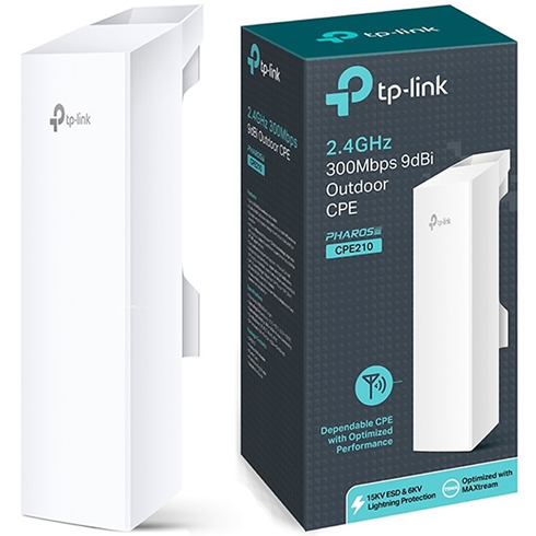 CPE de Exterior 2.4GHz 300Mbps 9dBi CPE210 TP-LINK