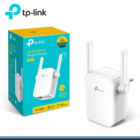 EXTENSOR DE RANGO WIFI AC750 DOBLE BANDA RE205 TP-LINK