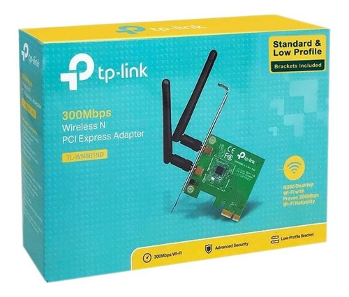 Tarjeta Inalámbrico N PCI-Express 300Mbps TL-WN881ND TP-LINK